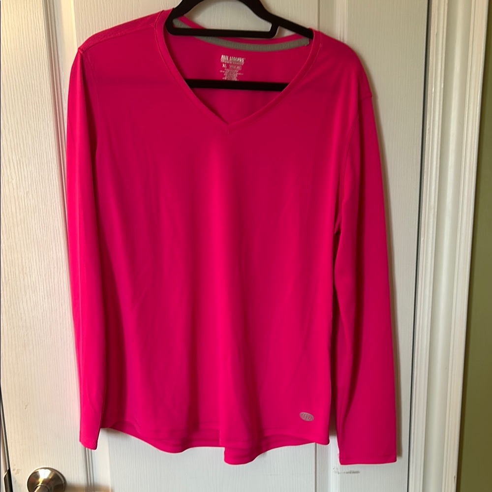 Reel Legends Pink Long Sleeve T-Shirt